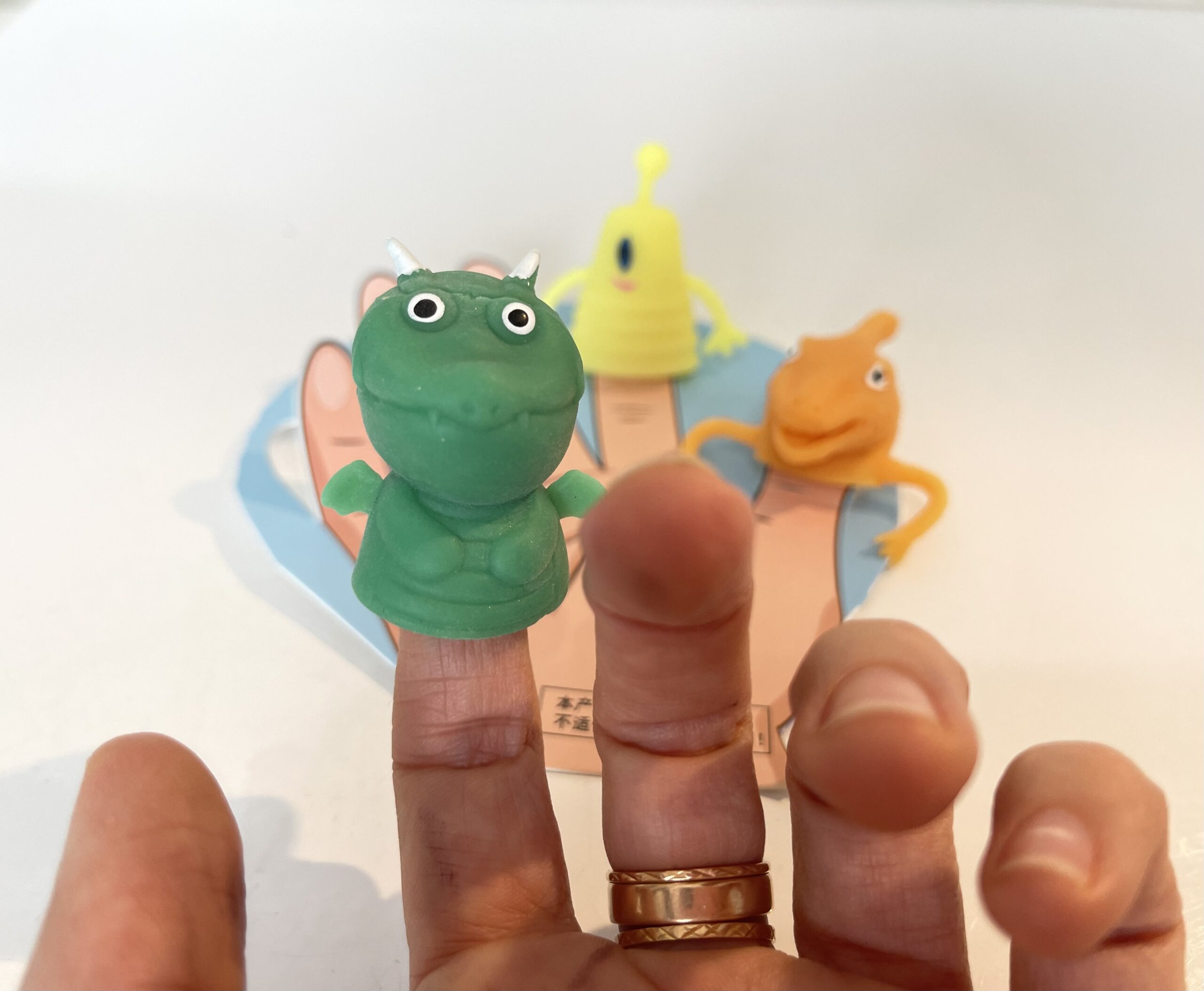 Títere sensorial de dedo (Pack x 5) - Imagen 6