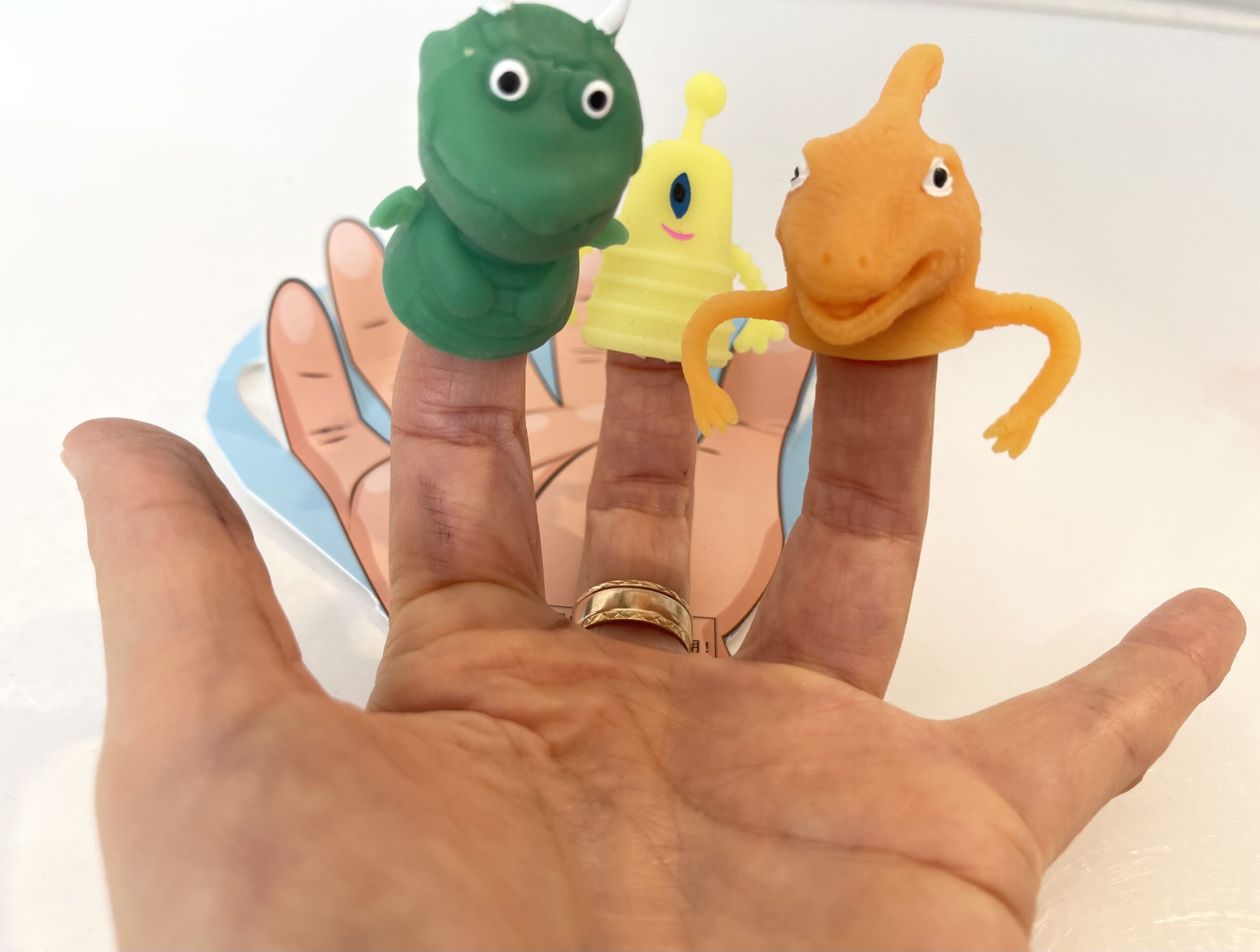 Títere sensorial de dedo (Pack x 5) - Imagen 2