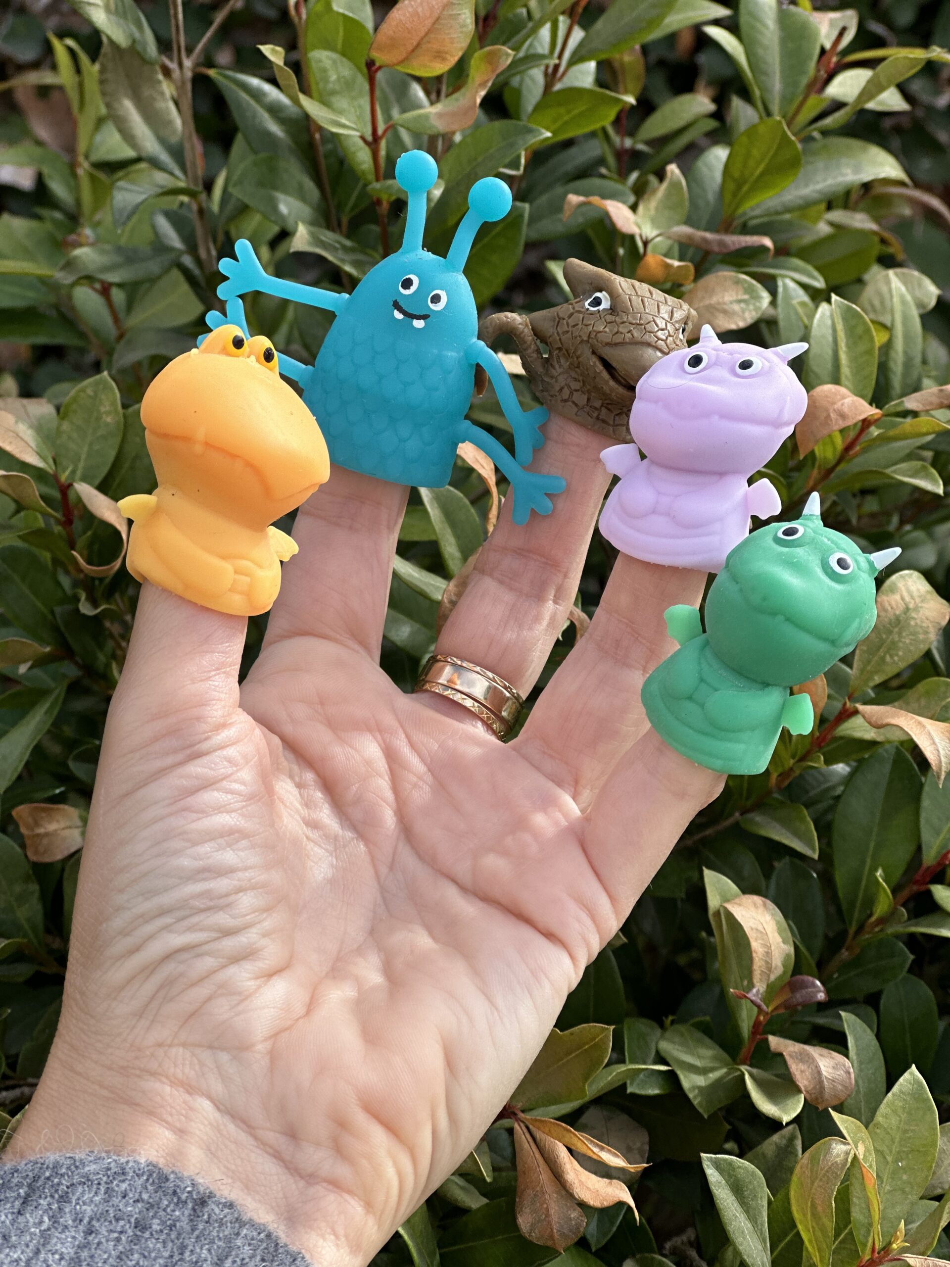 Títere sensorial de dedo (Pack x 5) - Imagen 7