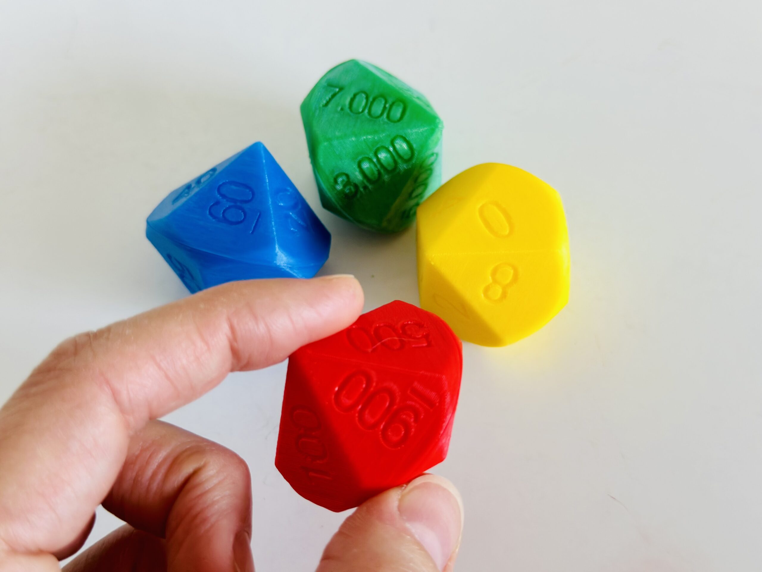 Dados posicionales - Mil