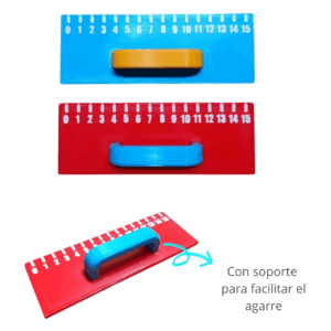 Regla con agarre