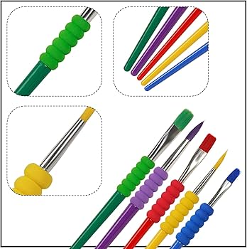 Kit x 4 pinceles ergonómicos - Imagen 4