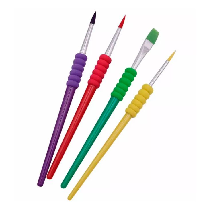 Kit x 4 pinceles ergonómicos