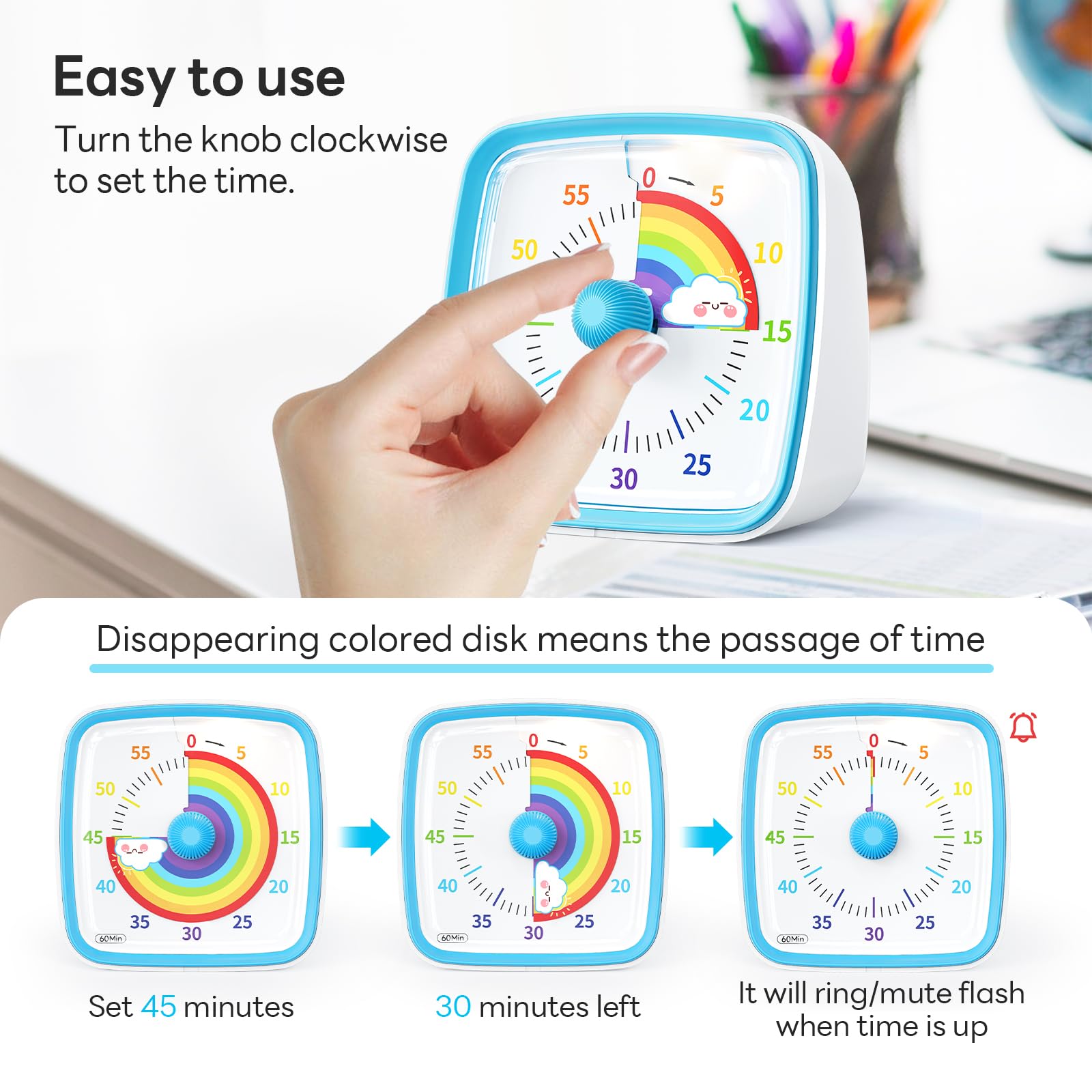Timer visual – Temporizador 1 Hora | GROW