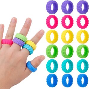 Anillos Fidget de silicona x 3